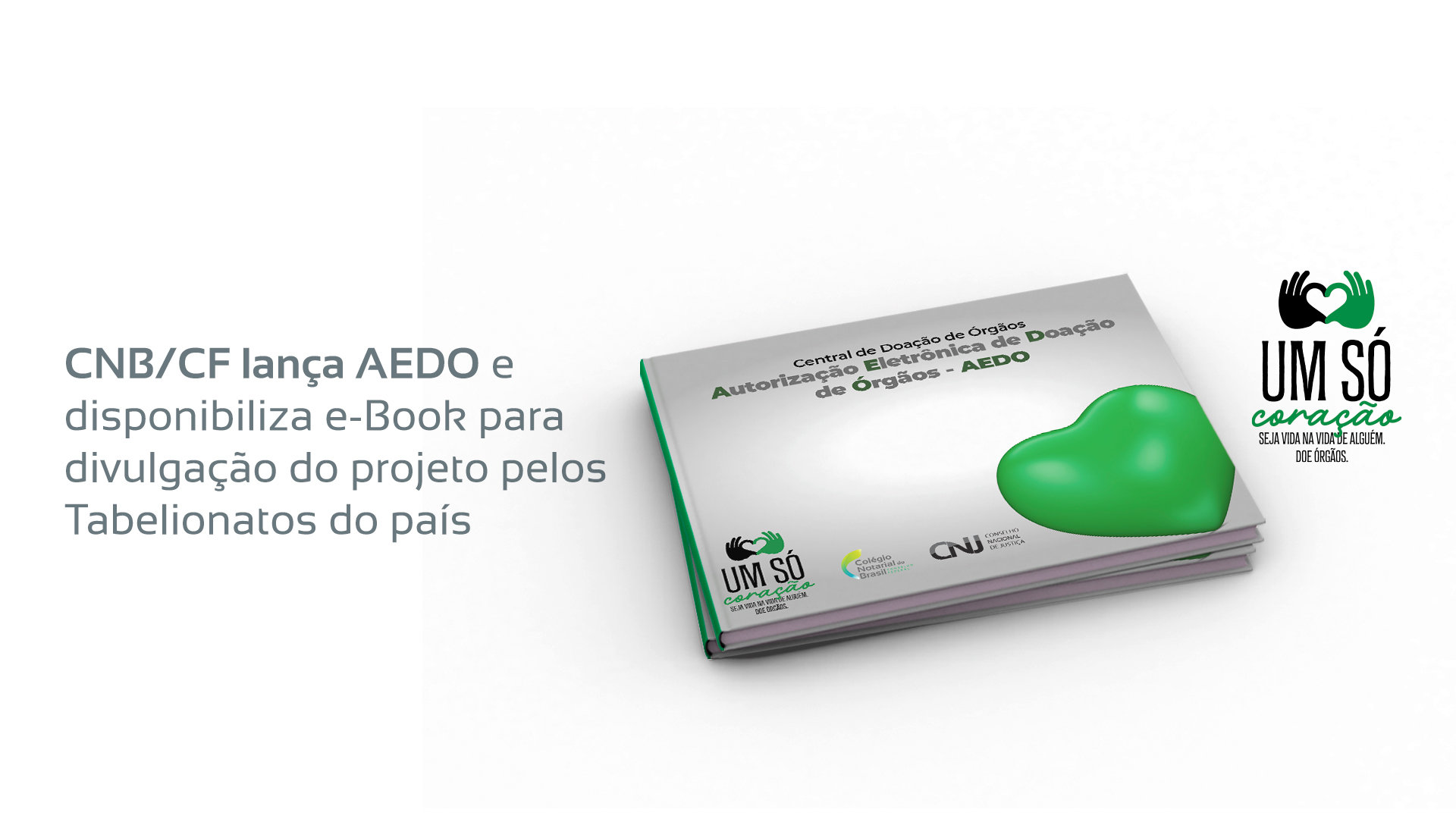 CNB/CF Lança AEDO E Disponibiliza E-Book Para Divulgação Do Projeto Pelos Tabelionatos Do País